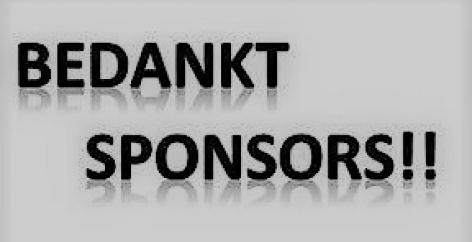 Onze sponsors in 2017