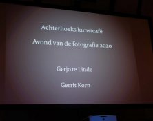 Avond van de fotografie met Gerjo te Linde en Gerrit Korn