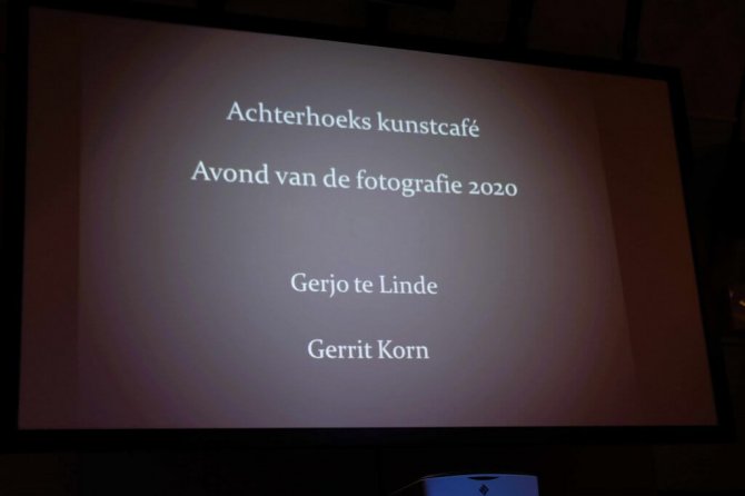 Avond van de fotografie met Gerjo te Linde en Gerrit Korn