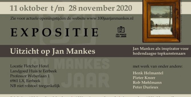 Uitzicht op Jan Mankes, expositie van 20 hedendaagse kunstenaars